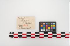 Etikett zu Keramikgefäß (NHMW-PRAE-024646)